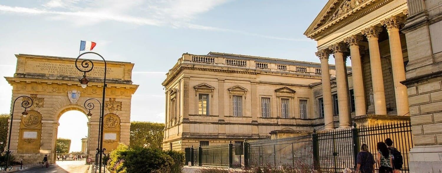 edificios de la ciudad de Montpellier